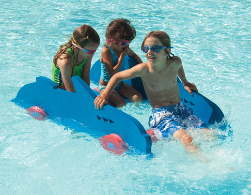 auto jouet pour la piscine en mousse