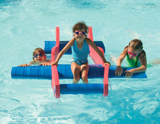 Avion jeu en mousse pour la piscine