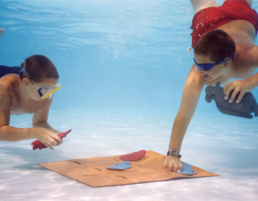 Jeu de Tic-tac-toc submersible