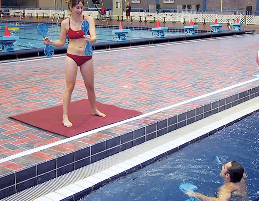 Matelas de démonstration pour piscine