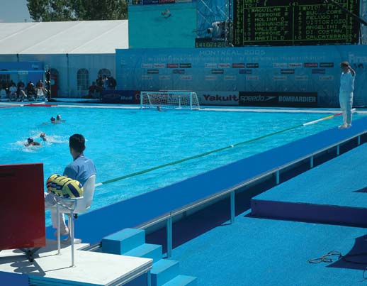 Water Polo Referee Sidewalk